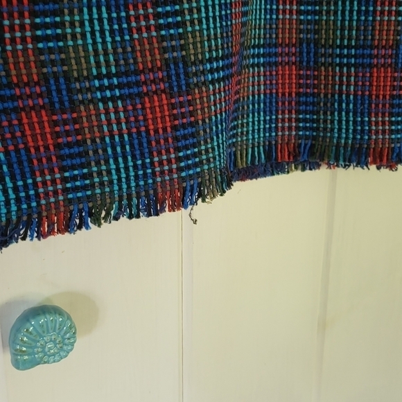 Boden Plaid Fringe Woven Mini Skirt Size 14 - Picture 3 of 9